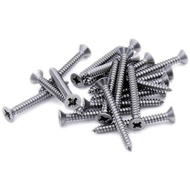 No.6 x 2.5 (3.5mm x 60mm) Pozi Countersunk Self-Tapping Screw - Stainless Steel (A2) (Pack of 20)