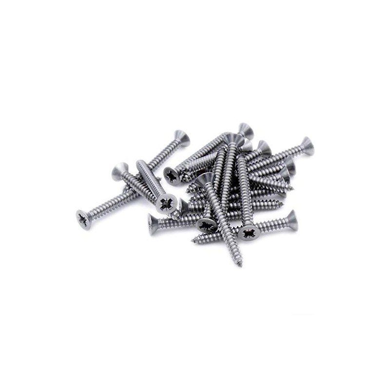 No.6 x 2.5 (3.5mm x 60mm) Pozi Countersunk Self-Tapping Screw