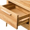 uxcell 1 Set Wooden Drawer Slides, Classic Wood Center Guide