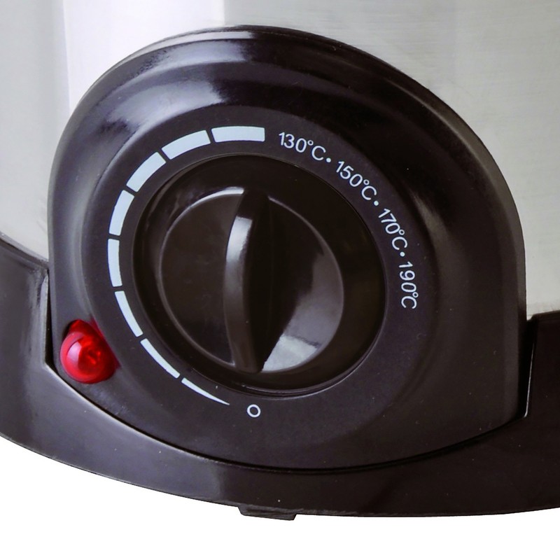 Brentwood DF-701 Electric Deep Fryer, 1-Liter, Stainless Steel