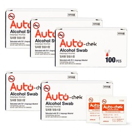 Autocheck disposable alcohol swab 500 sheets