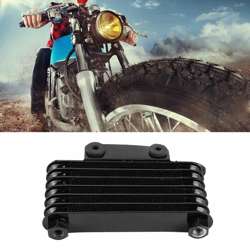 7 Row Universal Engine Oil Cooler Cooling Radiator for 125-250CC