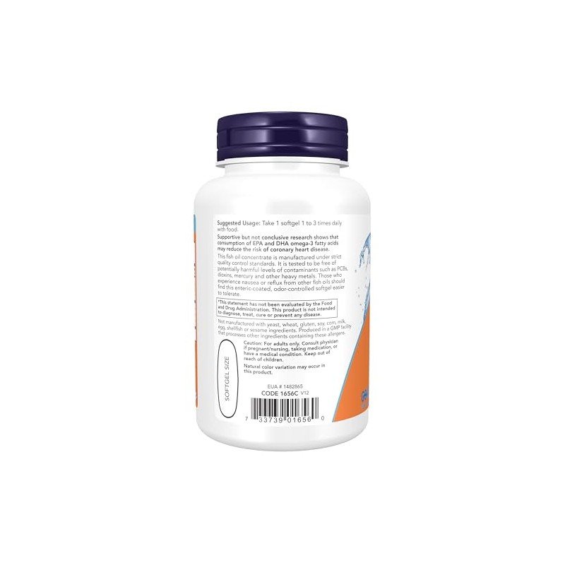 NOW Omega-3,90 Softgels