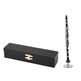 Mini Musical Instrument Clarinet Model Kit Clarinet Model Decoration, Miniature Clarinet Model, Durable for Music Lovers for Desk Decoration