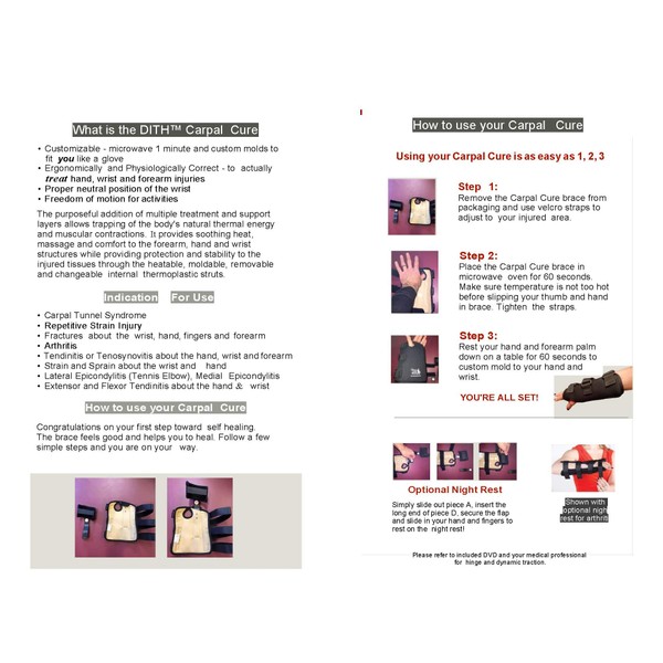 The Carpal Cure Wrist Brace from Doctor in the House