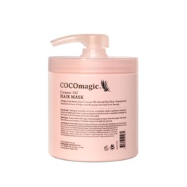 Cocomagic Coconut Oil Hair Mask - Repairs Damage, Prevents Frizz, Restores & Adds Shine | Protein Rich & Extra Hydrating | Paraben Free, Cruelty Free, Made in USA (16 Fl Oz)