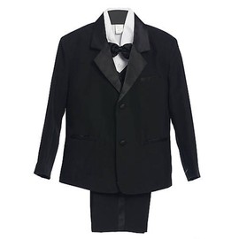 Classykidzshop Formal Suit Tuxedo Set - Black 6