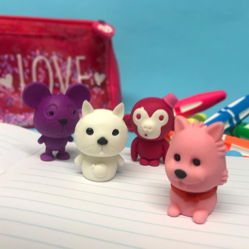 Tinc Scented Animal Eraser Collection Pack for Kids | for