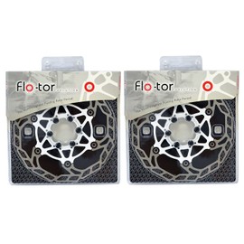 Ashima-LTD Flo-Tor ARF-3 Disc Flotor Rotor 6-Bolt, 160mm, 2PCS, White, AS2384
