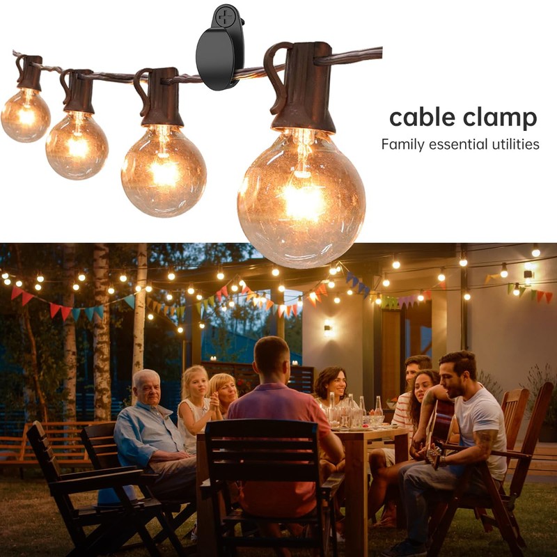 GEZIDEA String Light Hooks,Screw in Hooks for Hanging Christmas Light,Led
