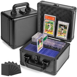 Pulchra Graded Card Storage Box, Top Loaders Case, Sports Trading Box, Slab PSA MTG CSG BGS SGC Magnetic Holder, Waterproof Carrying Case, Collector Storage Boxes
