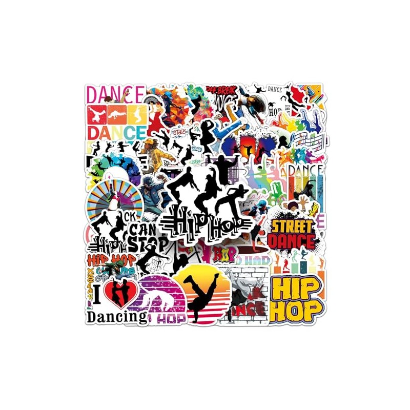 Dance Stickers 50 Pcs Cute Funny Dancing Sports Stickers for