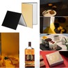 3-in-1 Photography Cardboard Paperboard Folding Photography Reflector Diffuser Board (Black