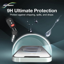 BoxWave Screen Protector Compatible with Garmin DriveSmart 70LMT - ClearTouch ImpactShield (2-Pack), Impenetrable Screen Protector Flexible Film