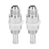 2pcs AN6-5/16 Hose Barb Adapter Aluminum Fuel Pump Tank Fitting