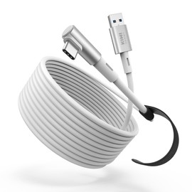 KIWI design 16FT Link Cable Compatible with Oculus/Meta Quest 3S Accessories, and Quest 3/2/Pro/Pico 4, USB 3.0 to USB C Link Cable with 5Gbps Super Speed