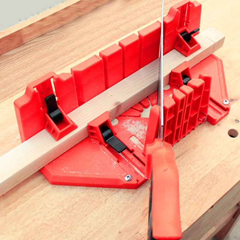 Multi function Miter Saw Box Cabinet Case 22.5/45/90 Degree Wood