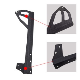 AUXTINGS 52 inch LED Light Bar Upper Windshield Mounting Bracket for Jeep 2007-2017 Wrangler JK 4WD, Wrangler Unlimited JK 4WD/2WD