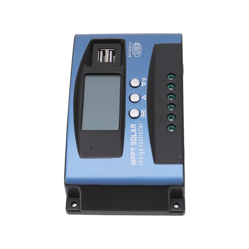 MPPT Charge Controller Solar Panel Intelligent Regulator with LCD Display
