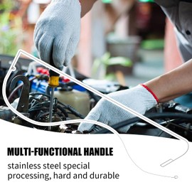 PTMTFYL Stretch Lever Opening Tool, 42.5 Inches Stainless Steel Emergency Long Distance Hand Tools