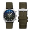WOCCI Quick Release Leather Watch Strap, 18 mm, 19 mm,