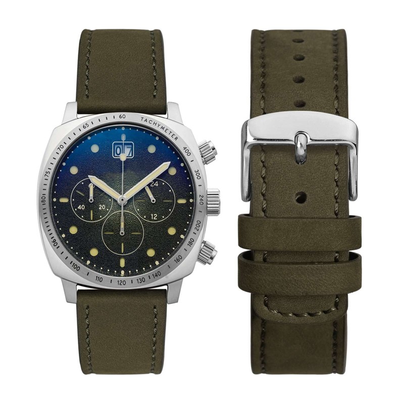 WOCCI Quick Release Leather Watch Strap, 18 mm, 19 mm,