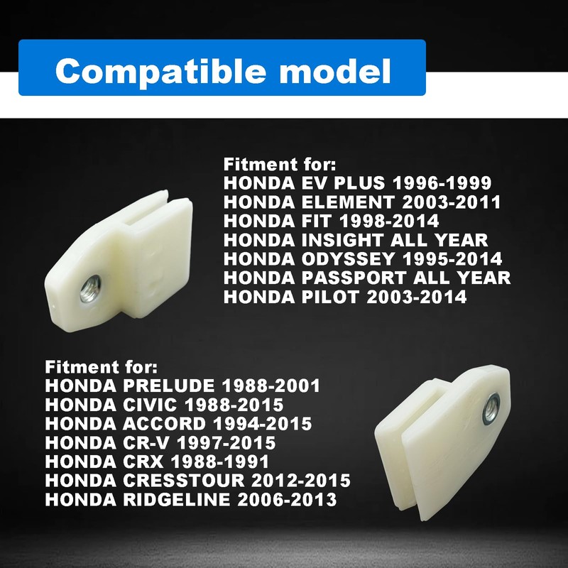 2Pcs Window Door Glass Channel Clips Sash Pivot Compatible with
