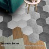 Sanpyl Decorative Sticker Hexagonal Floor Sticker PVC Sticker Pack of