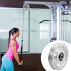 Gueiddi Aluminum GYM Pulley Wheel, Universal Aluminum Alloy Bearing Pulley