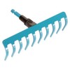 Gardena Rake 10 Claws Combination System, 9.8 inches (25 cm),