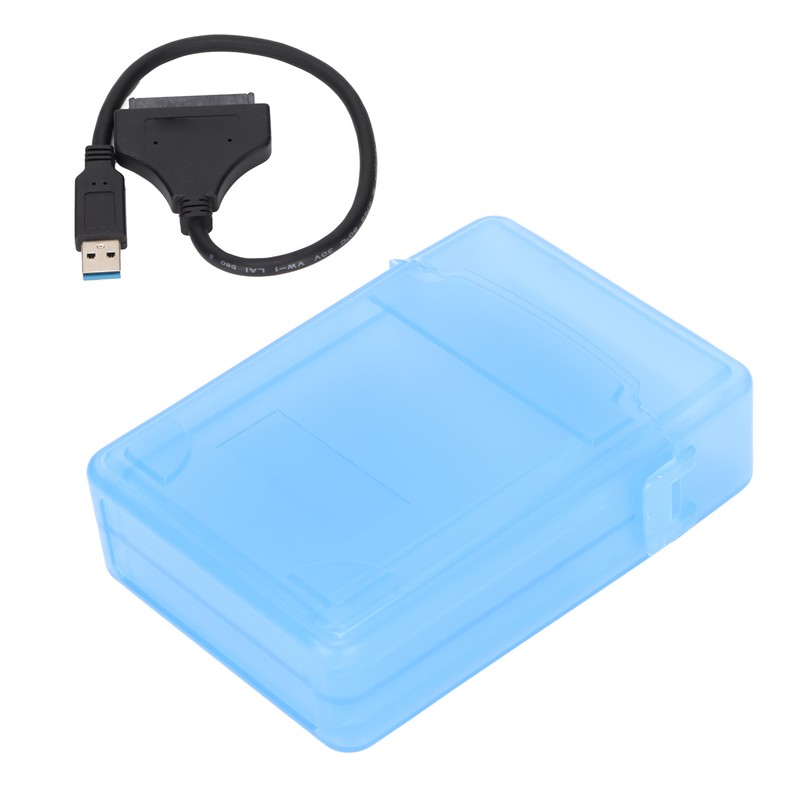 SATA to USB 3.0 Adapter with 2.5in Protective Box Blue