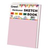 9"x12" Sketchbook Pink, 1 Pack-100 Sheets Cute Sketchbook for Girls,