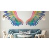 Crushed Diamond Angel Wings with Shelf Sitter Ornament Decorative Sculpture