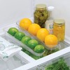InterDesign Refrigerator Fruit and Vegetable Storage Organizer for Kitchen-Small- Clear