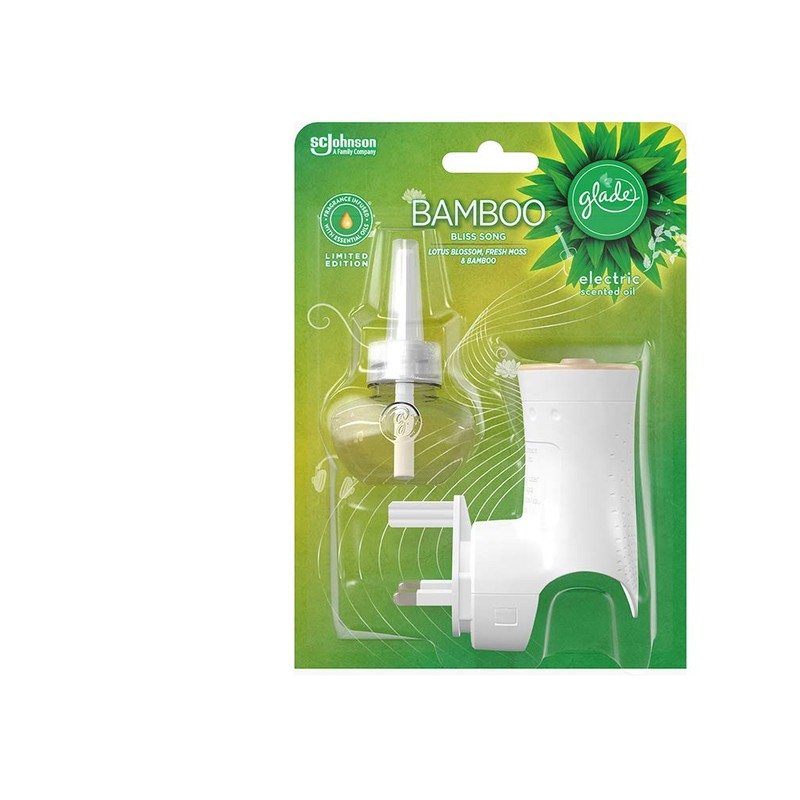 Glade Bamboo Bliss Song Scented Oil Plugin, 20ml