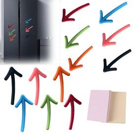 Magnetic Arrows, Pack of 12, 5.5 cm, Coloured Marking Arrows, Primary School Teacher Supplies, with 100 Sticky Notes, for Presentations, Office & Home