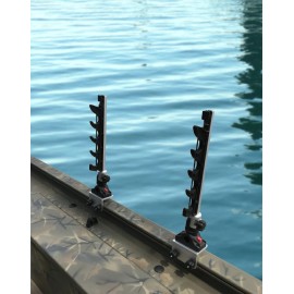 Brocraft Crappie Pole Transport Rack For Boat90 Degree  Gunnel Track System