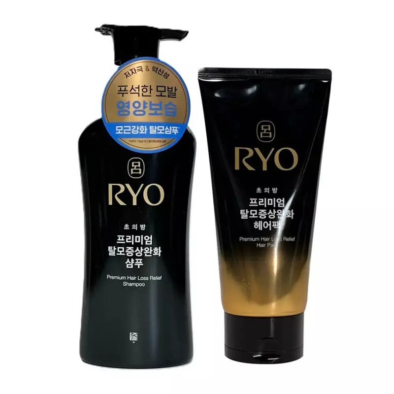 Ryeo Shio Bang 려 초의방 프리미엄 탈모증상케어 샴푸 490ml +