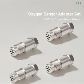Oxygen Sensor Spacer Adapter, 4 Counts 02 Sensor Adapter, Auto Sensor Repair Tool, Oxygen Sensor Extender, M18x1.5 Oxygen Sensor Connector, Industrial Hardware Tool, Pipe Parts, Car Accessories, Pipe, Parts