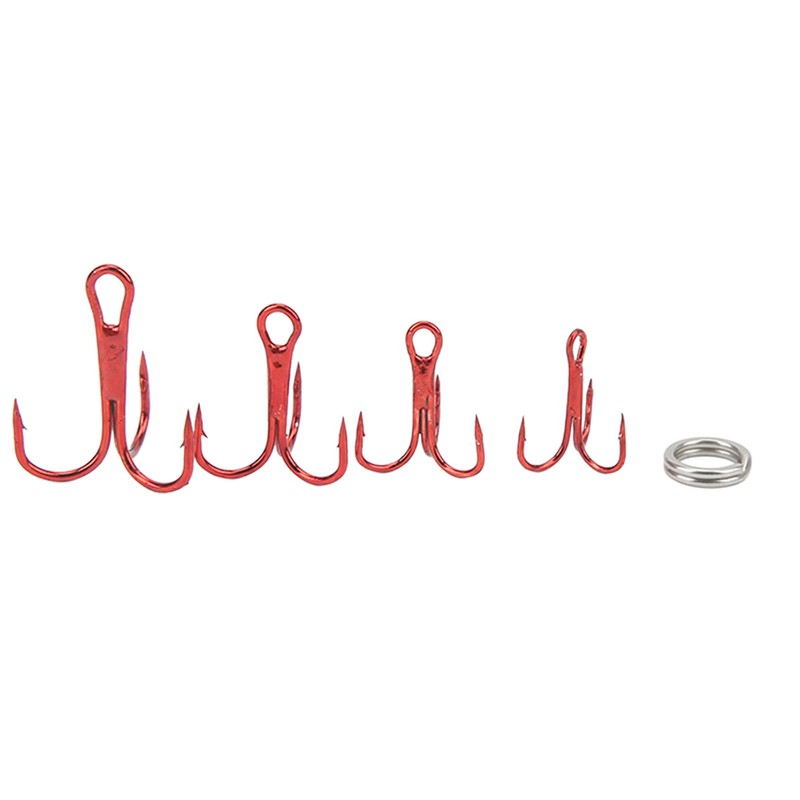 CHICIRIS Fishing Treble Hook Kit Concise Lightweight Good Permeability Triple