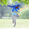 Exhart WindyWings Bluebird Whirligig Wind Chime, Metal and Plastic, Wings