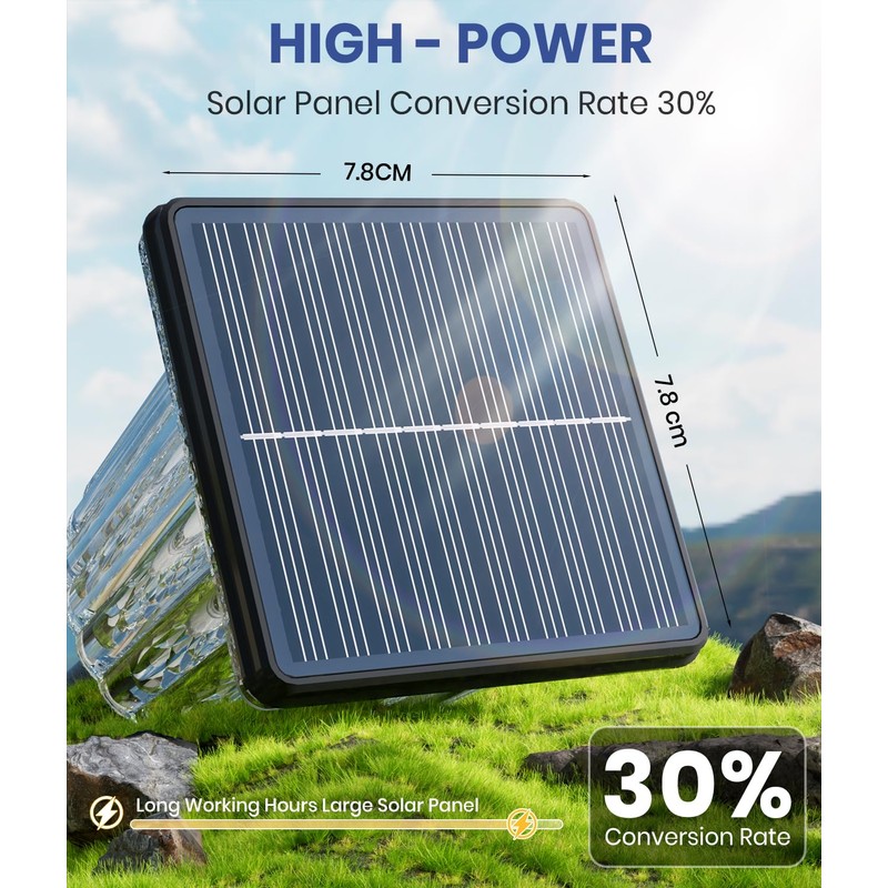 Super Bright Solar Pathway Lights Outdoor Powered,Adjustable Warm&Cool White,Waterproof IP65