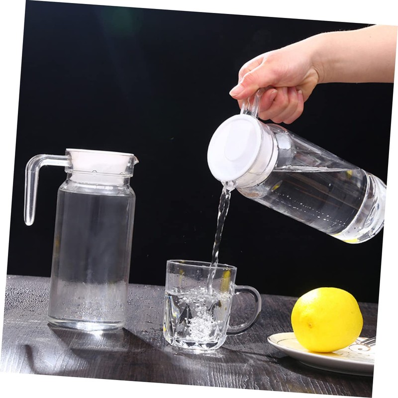 GRIRIW 6pcs Replaceable Carafe Lids Convenient Pitcher Lid Set for