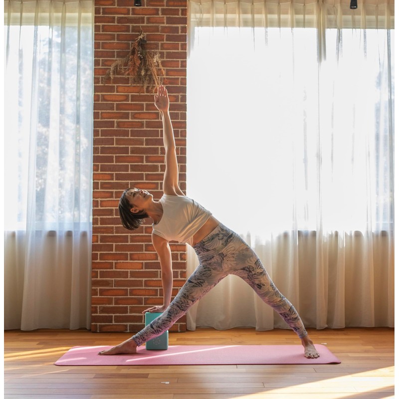 Yoga Works Yoga Block Mini Mint (Set of 2)