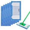 KEEPOW Microfiber Mop Pads for Swiffer Sweeper Mops, Reusable &