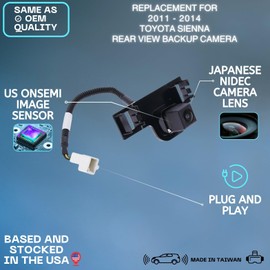 Backup Camera Replaces for 11-14 Toyota Sienna 86790-45040