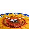 Yoiolclc Large Outdoor Clock Waterproof-Decorative Sun Flower Wall Clocks for
