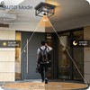 GOEBLESON Motion Sensor Outdoor Ceiling Light, Outdoor Flush Mount Ceiling