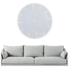 Molde De Vela 3d De Silicona Molde De Resina De Reloj Molde