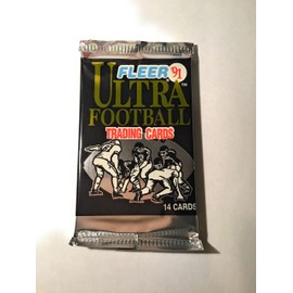 Fleer ultra 1991 Football Pack -14 Cards per Pack